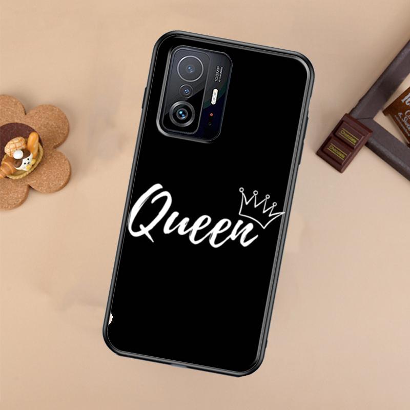 Чехол для пары Королева и Король Crown для Xiaomi 14T 11T 12T 13T Pro 13 14 Ultra POCO X7 Pro X3 X5 F3 F5 F6 M6 X6 Pro