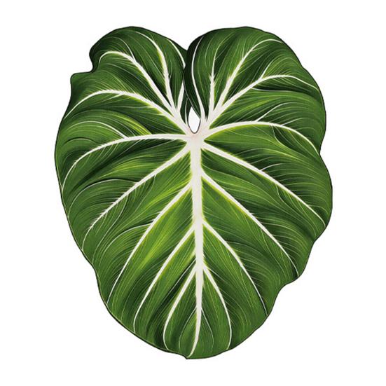 Acrylic Tropical Plant Coasters, Heat Resistant Non-Slip Drink Coasters, Easy Clean Leaf Shaped Pads for Coffee Table Desk Decor, Home Gift
