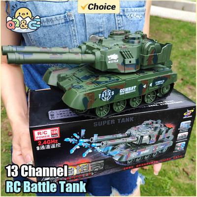 Нетоксичный танк на радиоуправлении 13-канальный гусеничный грузовик RC электрическая машина боевая машина управляемая приложением детские игрушки для детей подарки детям