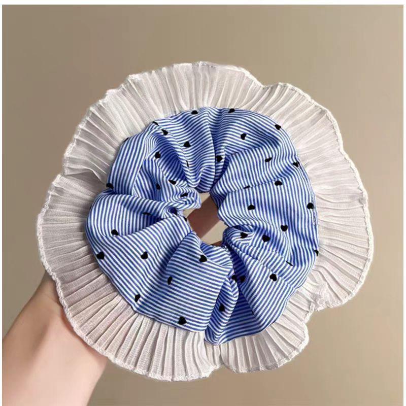 French-Korean Double-Layer Ballet Lace Extra Large Hair Scrunchie