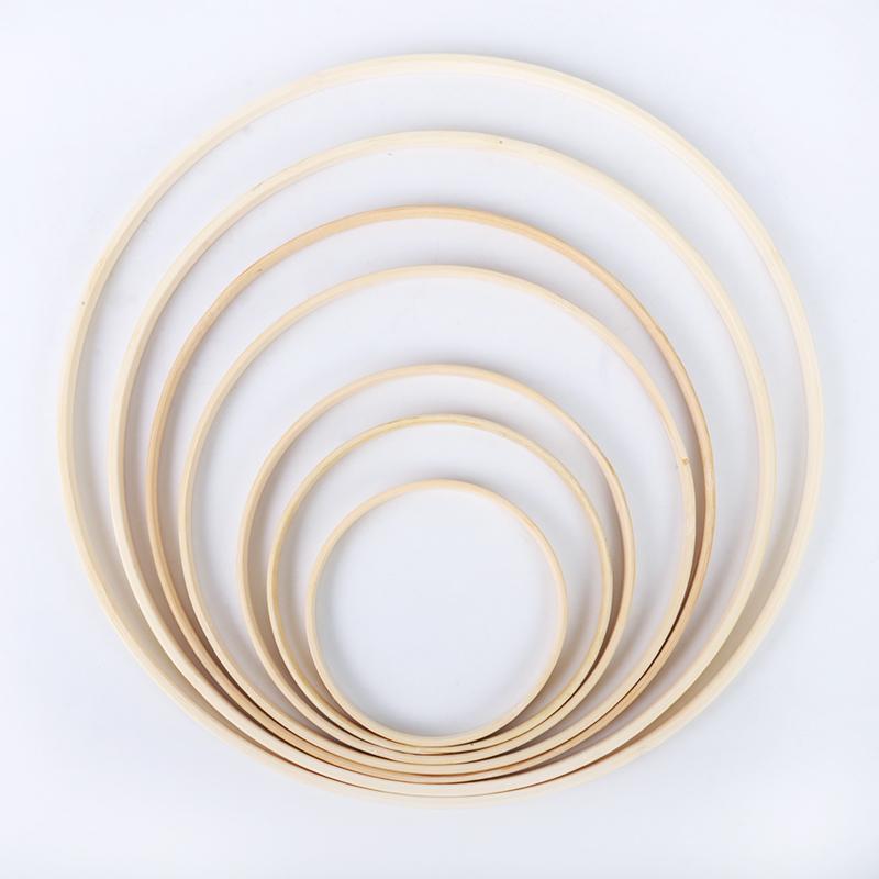 1/10PCS Wedding Accessories DIY Decoration Wall Decor Bamboo Circle Wedding Decor