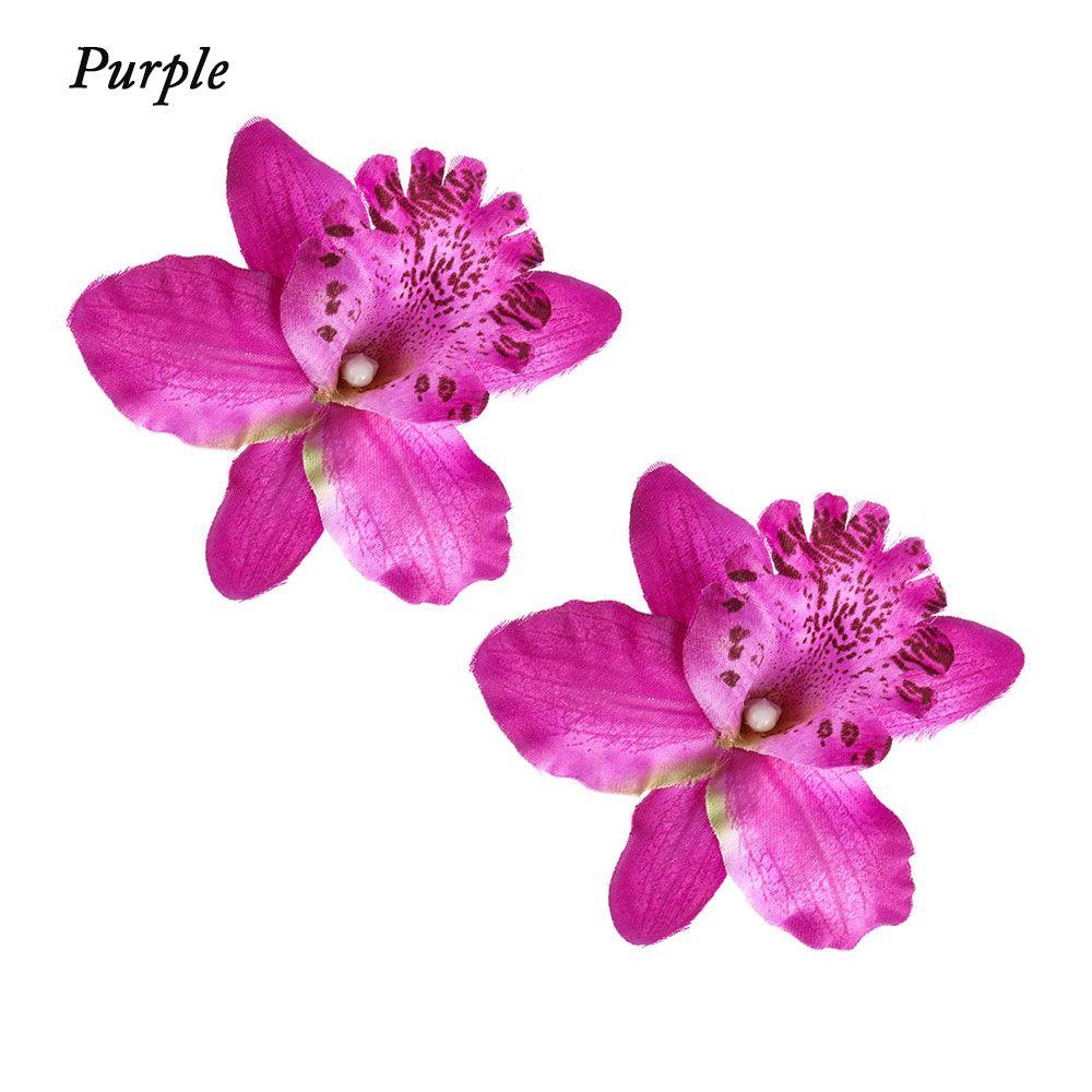 2 шт., повязка на голову в стиле «Богемия», заколка для волос с цветком, свадебные аксессуары, орхидея, свадебные шпильки