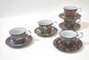 Nishikai Ceramics Presentation Old Imari Coffee Bowls and Dishes Set 31802