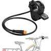 Ebike 300X Курковый акселератор 3-контактный для электрического E-велосипеда 24В 36В 48В 60В 72В - Универсальный, подходит для 7/8 22мм | Левый и Правый | Водонепроницаемый штекер M8 | Быстрый