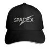 Кепка с логотипом Spacex Модная Повседневная Бейсболка Регулируемая Кепка Хип-Хоп Летняя Унисекс Бейсболки