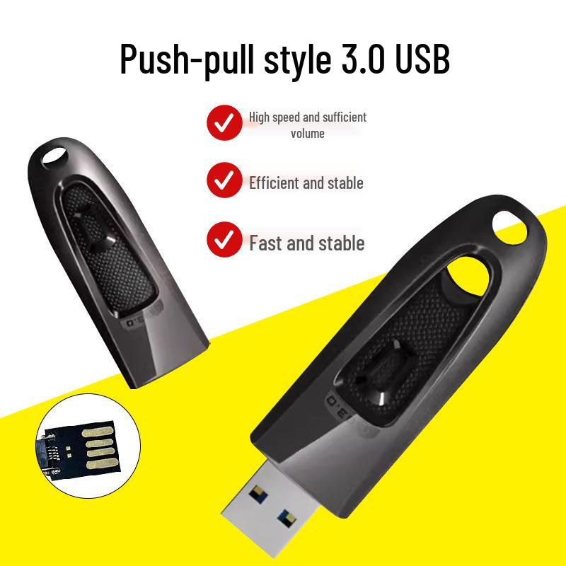 Высокоскоростная USB-флешка двойного назначения 128 ГБ для телефонов Apple и Android