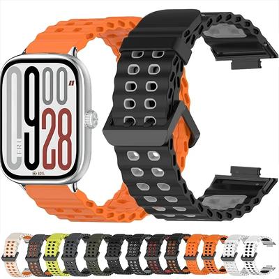 Ремешок для Redmi Watch 6 5 4 Силиконовый браслет для Xiaomi Mi Band 8/9 Pro Ремешок Correa Спортивный браслет Запасной аксессуар