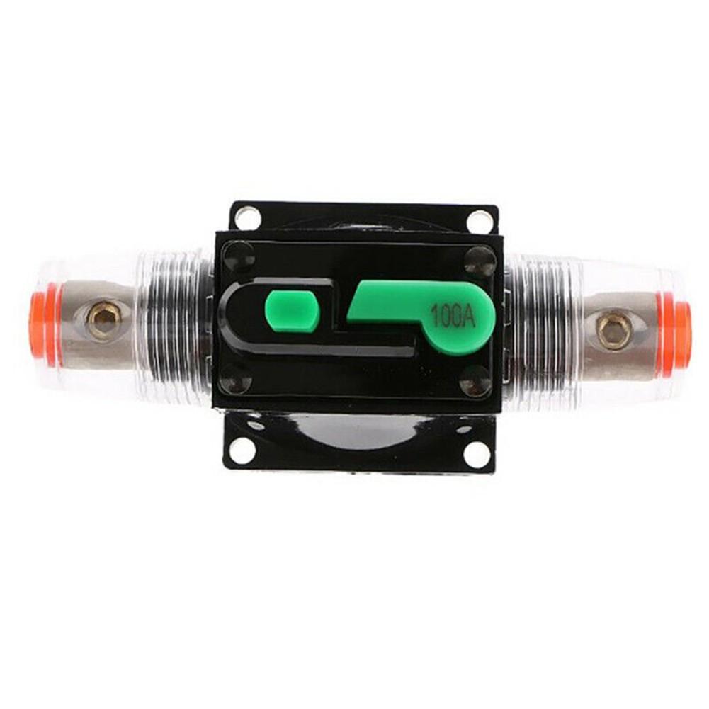10A-100A Автоматический выключатель Предохранитель Сброс 12В-48В DC Автомобиль Лодка Автомобиль Водонепроницаемый 4/8 AWG