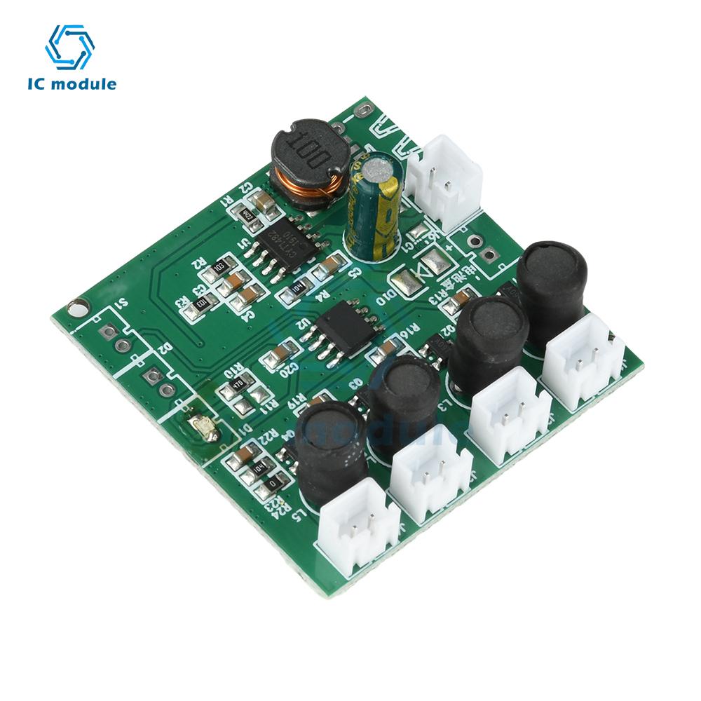 Mini Humidifier DIY Kits Mist Maker and Driver Circuit Board DC6-24V Four Spray Spray Humidifier Module Atomization Module