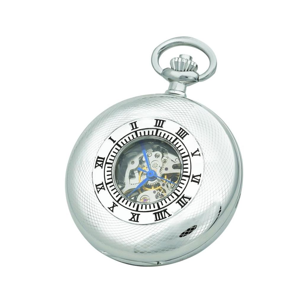 Карманные часы механические с ручным заводом скелетон DWA043 [Charles Hubert] мужские