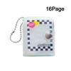 2 Inch Mini Photo Album Snap Button Design Backpack Keyring Photo Card Holder Portable Name Card Book Cartoon Transparent Album