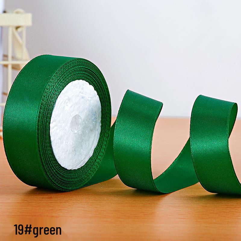Полиэстеровая атласная лента 2,5 см для подарочной коробки и аксессуаров для волос