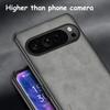 Роскошный кожаный чехол из ПУ однотонный нескользящий для Google Pixel 10 9 8 7 6 A Pro XL матовый мягкий защитный чехол от падения