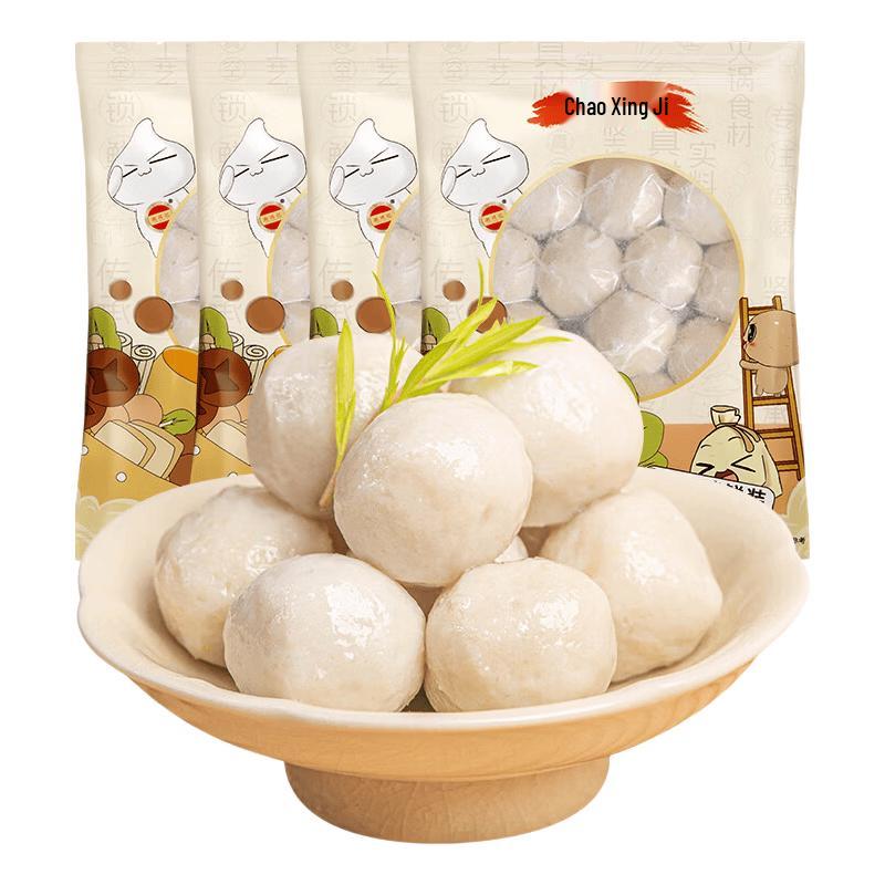Chao Xing Ji Chaoshan Handmade Tender Fish Balls 250g x 4 Packs
