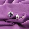 Natural Iolite 925 Silver Engagement Stud Post Sisters Gift Anniversary Earrings EE-147-2