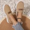 Thick-soled Fly-woven Soft-soled Single Shoes Women's One-pedal Knitted Breathable Women's Board Shoes
