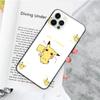JP37 Pikachu Pokémon Black Soft Case for Xiaomi Poco X6 X4 M5 M6 F5 F6 C65 C55 C50 C51 C40 Pro Redmi 14C A3X 13C 12C 11T 10A 9C Note 7 6 8A Plus
