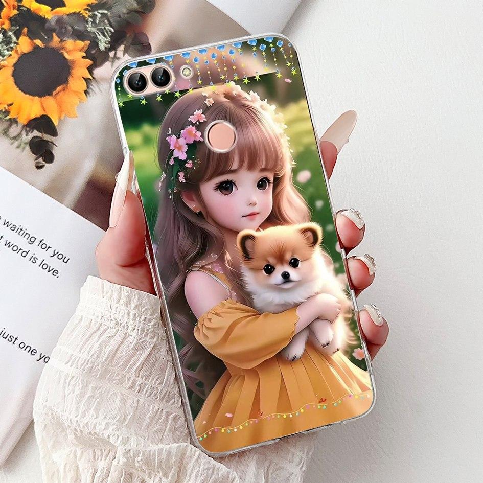 For Huawei P Smart 2018 Case Popular Butterfly Soft Silicone TPU Phone Back Cover For Huawei PSmart FIG-LX1 FIG-LX2 FIG-LX3 Case