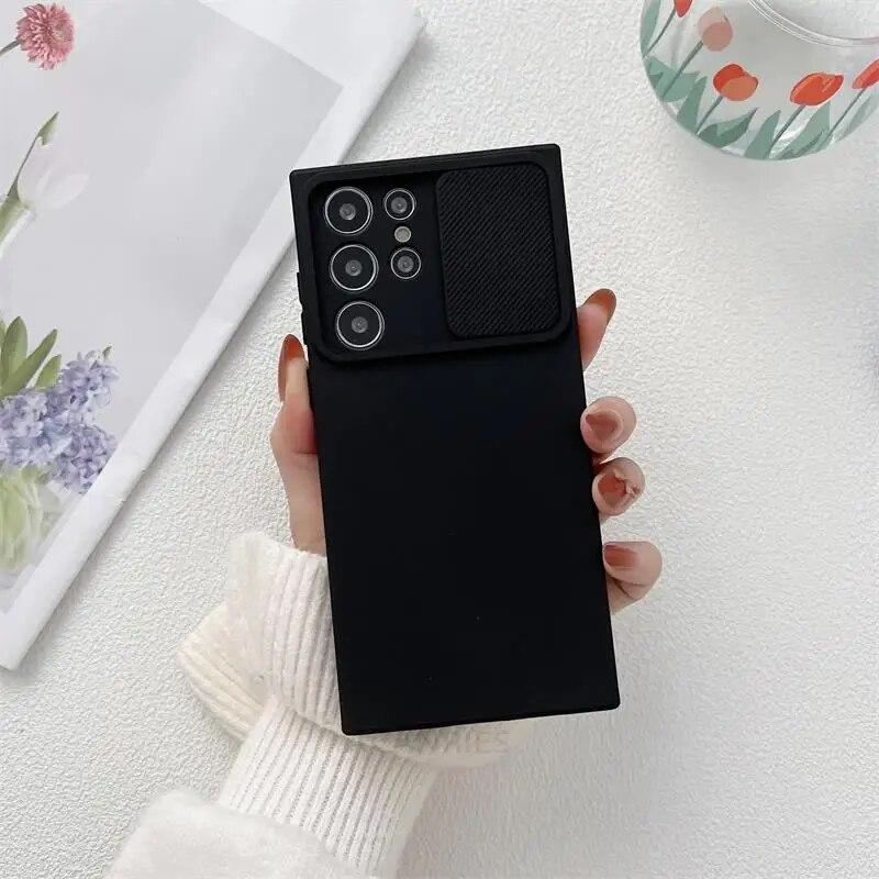 S 23 22 21 защитный жидкий силиконовый чехол для камеры Samsung Galaxy S23 S22 S21 S20 Fe Ultra Plus задняя крышка S20fe 21fe