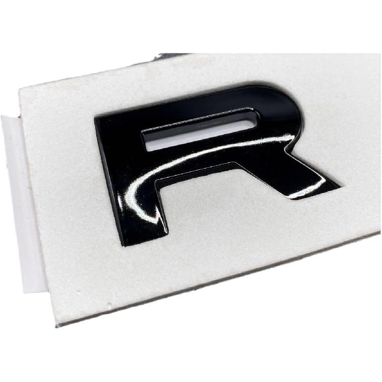 Sports Line 3D Raised Hood and Rear Emblems (RR Bright Black)