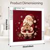 DIY Santa Claus and gingerbread house pearl painting kit for crafting. home wall decoration