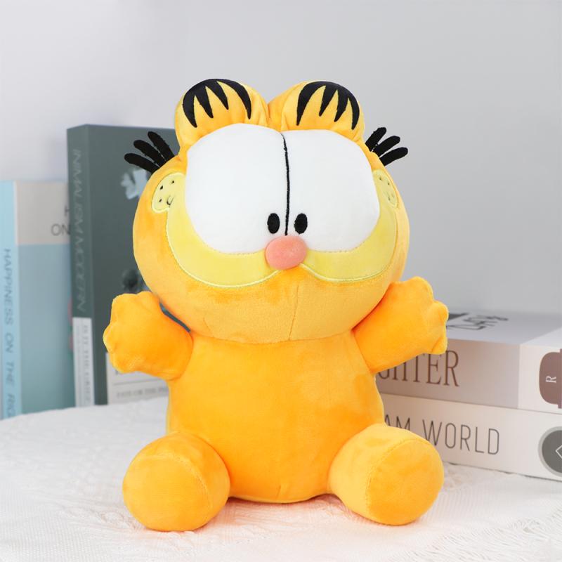 Cute Cartoon Orange Cat And Dog Plush Toy Set Soft Stuffed Animals Dolls Gifts For Kids