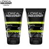L'Oréal Мужской очищающий гель для лица с углем для контроля жирности (2x100мл)