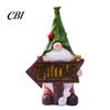 Solar Energy Garden Light Gnome Statue with Light, Cute Resin Watering/Holding Plaque/Pumping Waterproof Patio Decorative Figurine Water Sculpture for