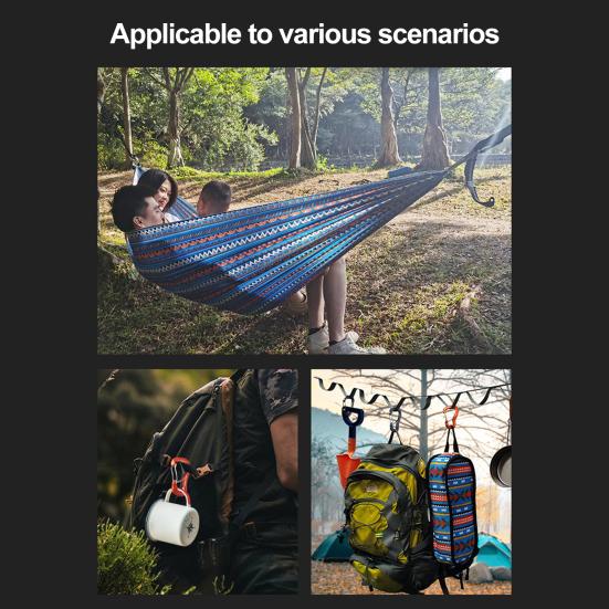 Большой зажим для карабина Высокопрочный прочный нержавеющий нержавеющий легкий прочный прочный карабин с D-образным кольцом