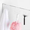 3Pcs Acrylic Shower Door Hooks High Strength Strong Load-bearing Simple Installation Towels Clothes Hanger Bathroom Hooks
