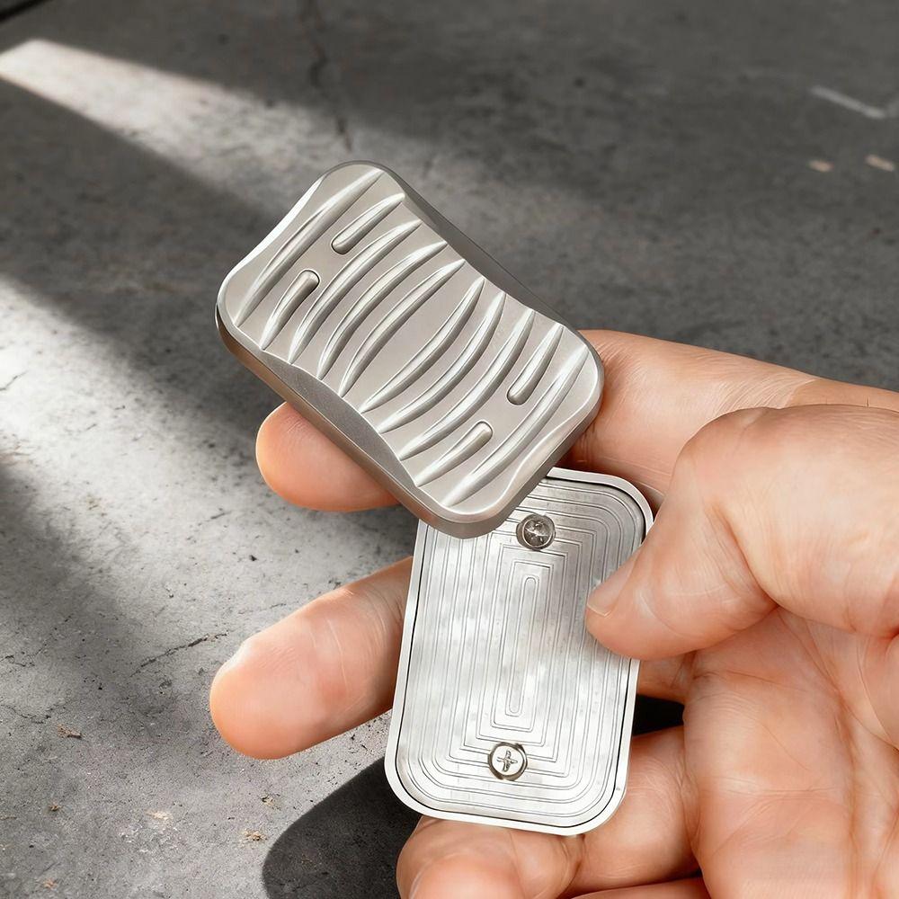 Magnetic Mechanism Magnetic Push Card Metal Construction Fingertip Pushing Plate Anxiety Relief
