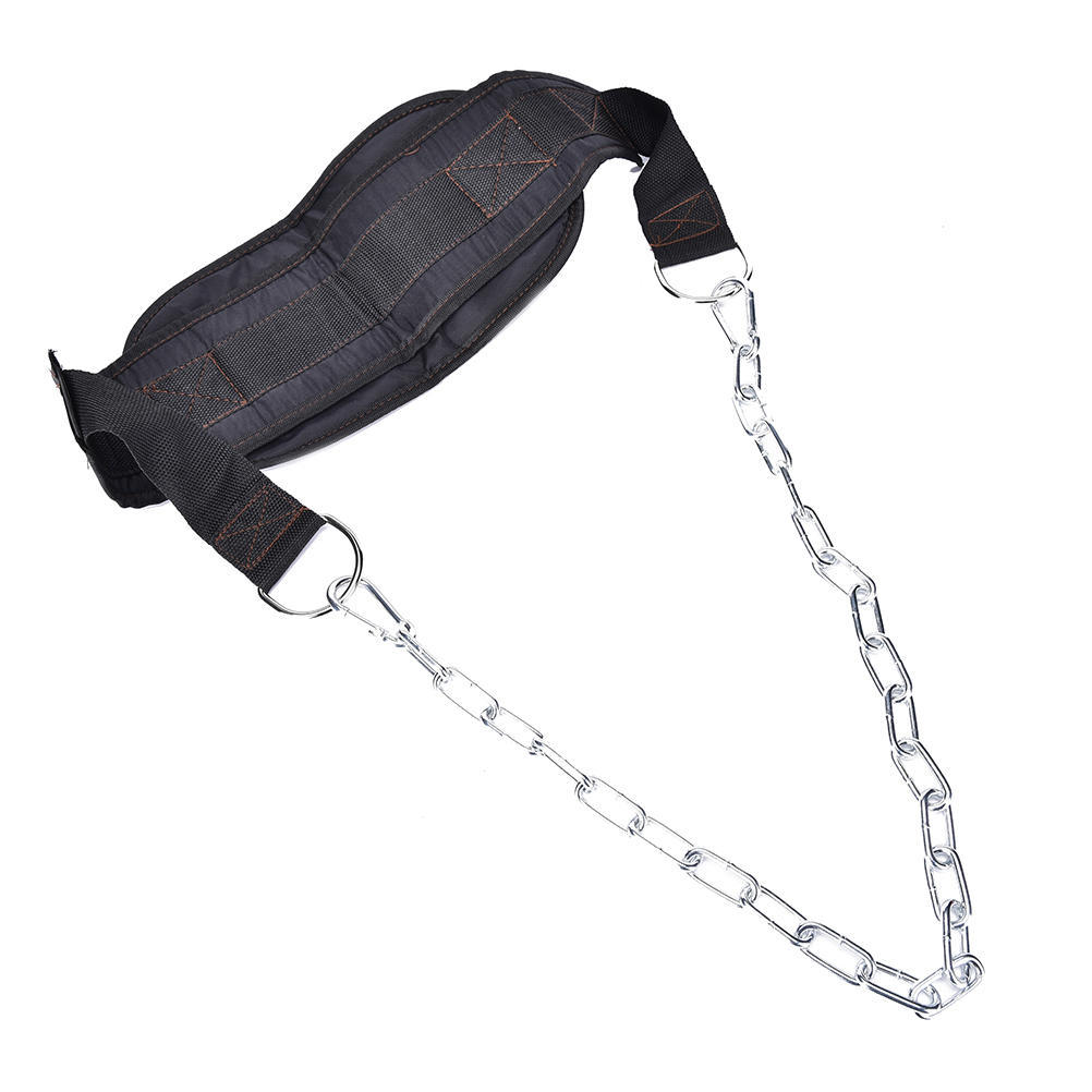 Drop Shipping Dip Belt Weight Lifting Gym Body Waist Strength Training