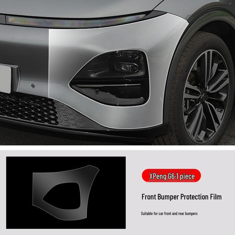 XPeng G6 Invisible Body Wrap: Anti-Scratch TPU Film for Front & Rear Bumpers, Pre-Cut & Transparent