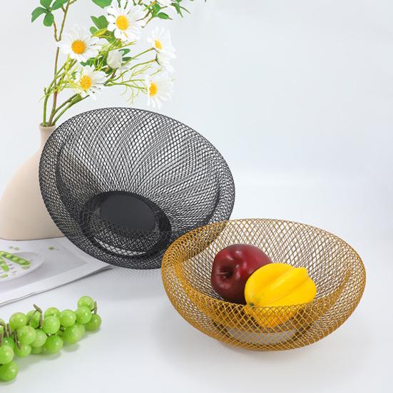 Fruit Plate with Built-in Drainage Holes Bird Nest Design Fruit Basket Kitchen Counter Dining Table Home Decor