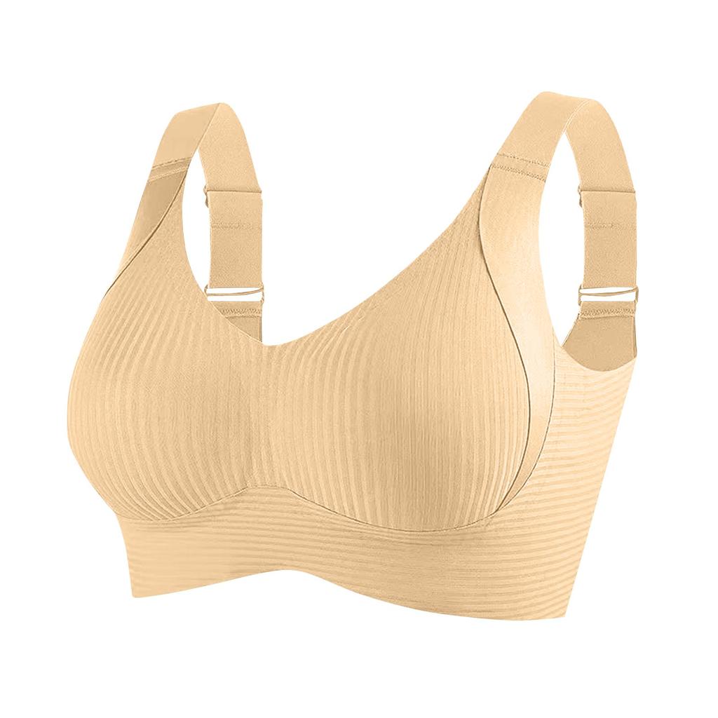 Women's Underwear Large Chest Display Small Bra Large Size Adjustment Type Breast Collection Bra