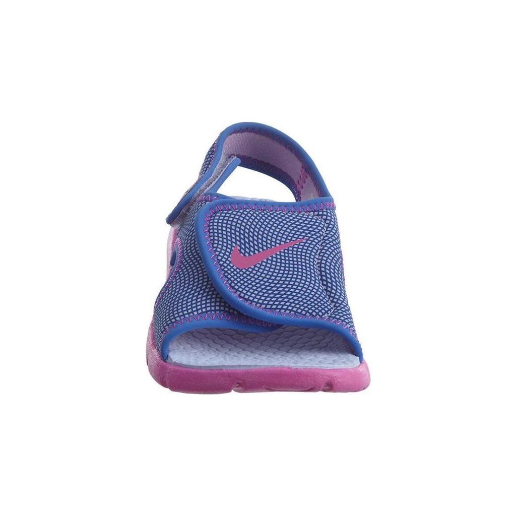 Nike Сандалии Sunray Adjust 4 PS Hydrangeas Kids Синий Огненно-Розовый 386520-504
