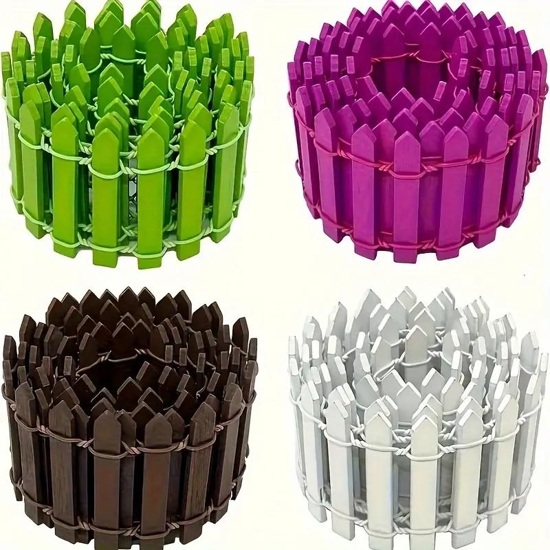 Садовое украшение микроландшафт маленькие украшения мясистый деревянный забор 90 см забор удлиненный мини-забор инструменты для ландшафтного дизайна