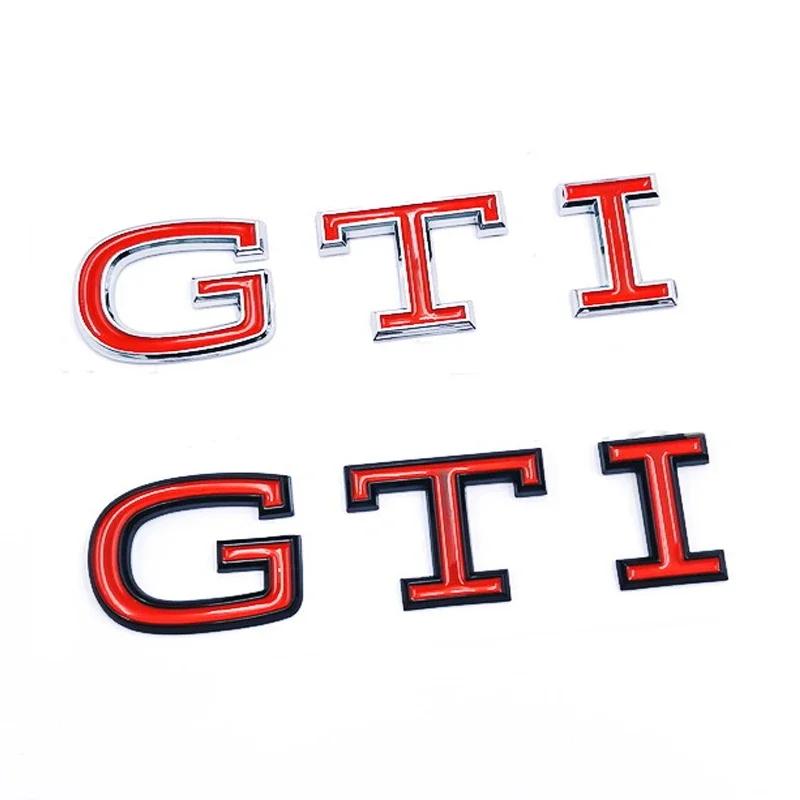 Valve Stems Caps 3D ABS Car New GTE GTI Logo Rear Trunk Side Fender Badge Stickers For Volkswagen VW Golf R LINE Beetle Passat T zq6