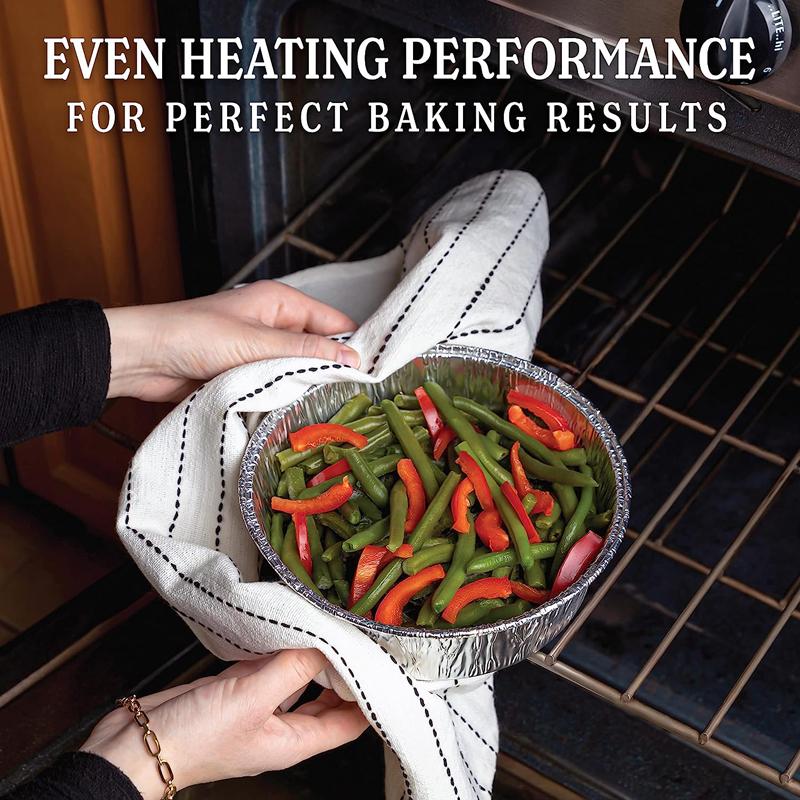 Круглые противни из алюминиевой фольги, одноразовые контейнеры с прямыми стенками для хранения, выпечки