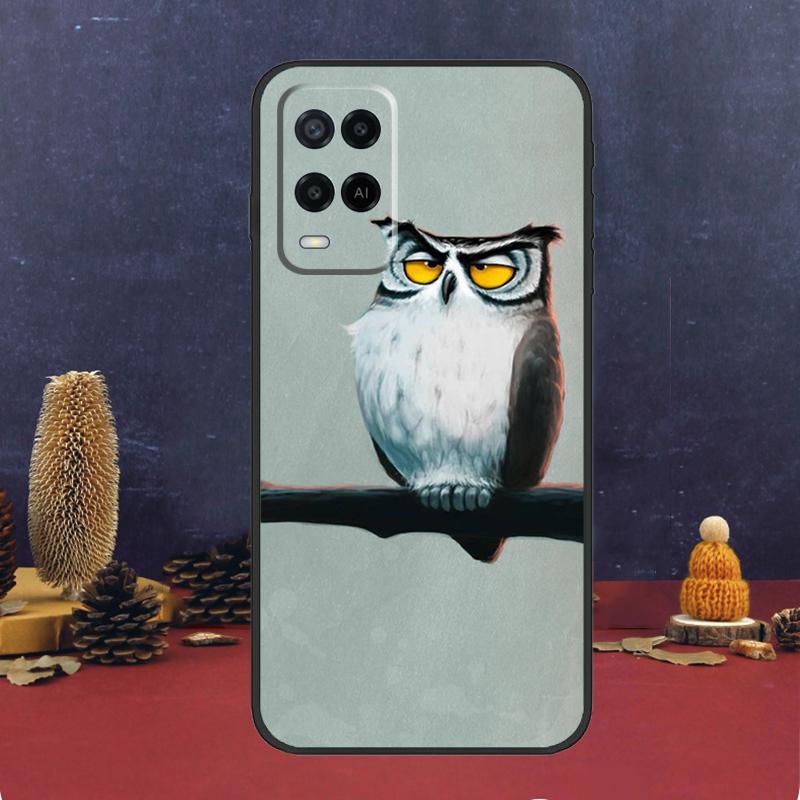 Милый Мультяшный Чехол-Сова Для Oppo A60 A80 A40 A6 A5 Pro A15 A16 A17 A57 A94 A74 A54 A76 A96 A18 A38 A58 A78 A98