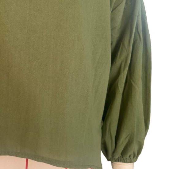 Женские топы с круглым вырезом, пышные, с длинным рукавом, однотонные, свободные, повседневные, блузки, универсальная повседневная одежда