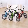 Mini Finger Mountain Bikes Diecast Nickel Alloy Stents Finger Bicycle Kid Novelty Gag Toys Model Mini Portable Bike for Children