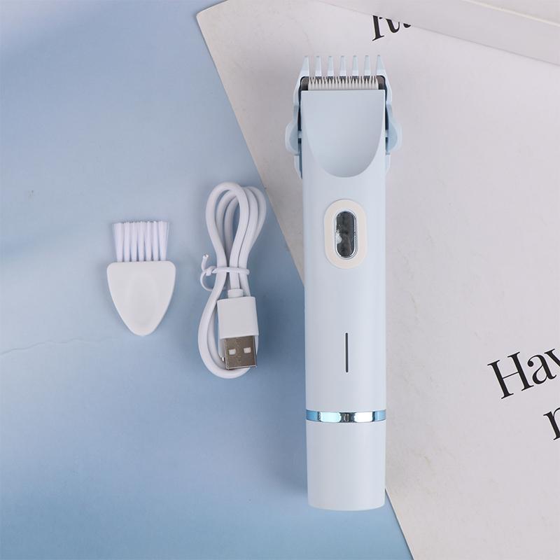 Женские электрические бритвы 2 в 1 с двумя головками, безболезненный триммер для бикини, влажный и сухой, для женщин, лобковые волосы, съемная головка, электробритва