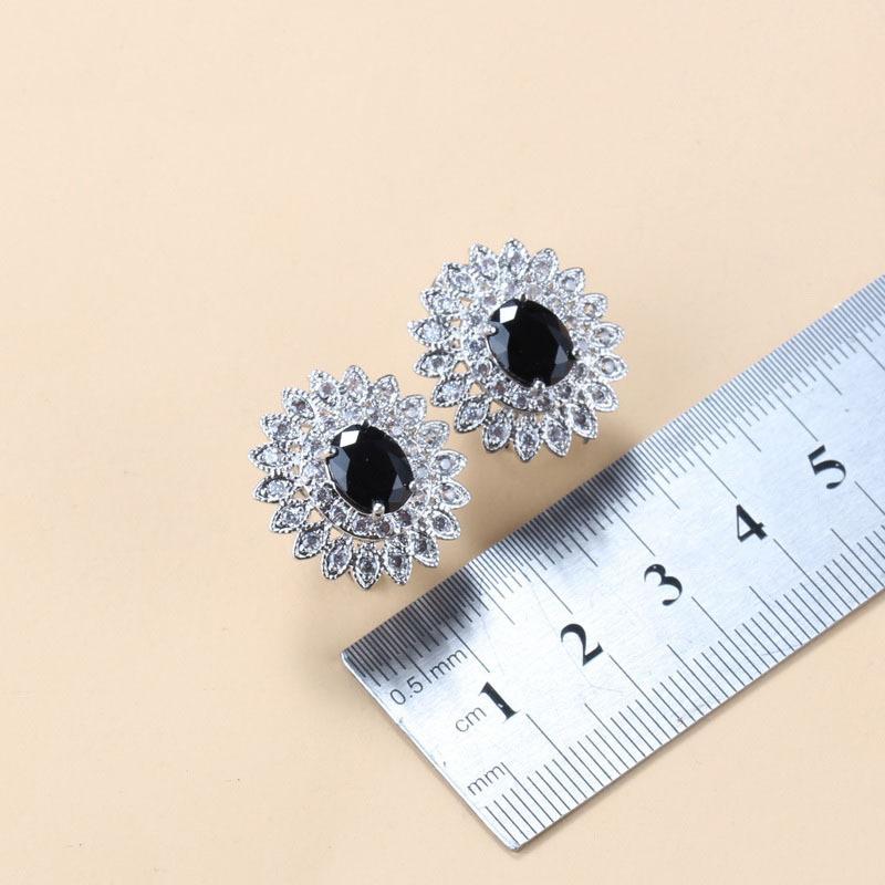 Fashion Earrings Rings Bracelets Necklace Fashion Elegant Zircon Jewelry Sets for Women Mothers Day or Wedding