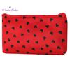 Portable Travel Cosmetic Bag Makeup Case Heart Dot Print Toiletry Wash Organizer