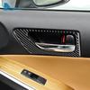Real Soft Carbon Fiber Sticker For Lexus IS250 300 350 200T 2013 2014 2015 2016 2017 2018 2019 Front Door Handle LHD Sticker