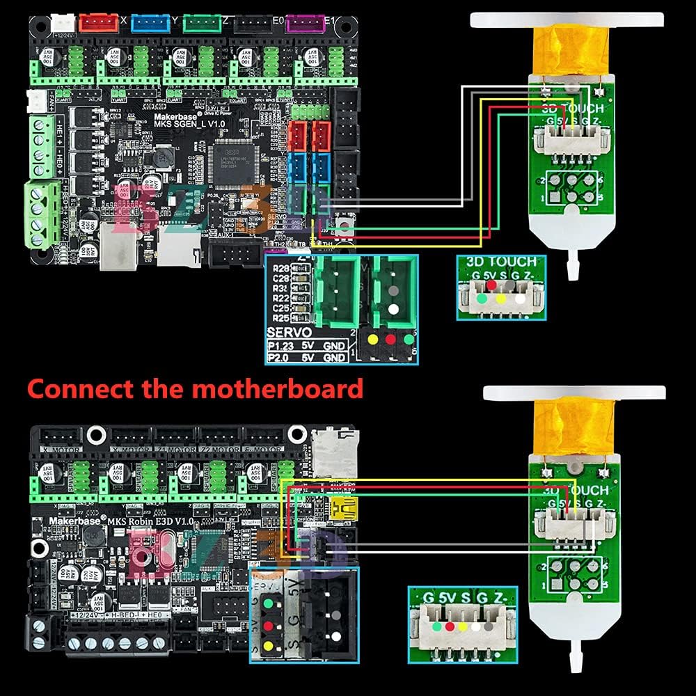 Новое улучшение MKS 3D Touch V2.0 Автоматический датчик выравнивания стола для 3D-принтеров CR-10/Ender 3/ Pro/ CR-10S/S4/S5 Улучшение печати