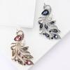 Fashion Light Luxury Alloy Rhinestone Phoenix Brooch High-End Exquisite Women'S Suit Coat Corsage Jewelry Pin
