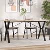 VidaXL Dining Table Legs Y-Frame, Side Table Legs, End Table Legs Living Room Home Interior, 357935