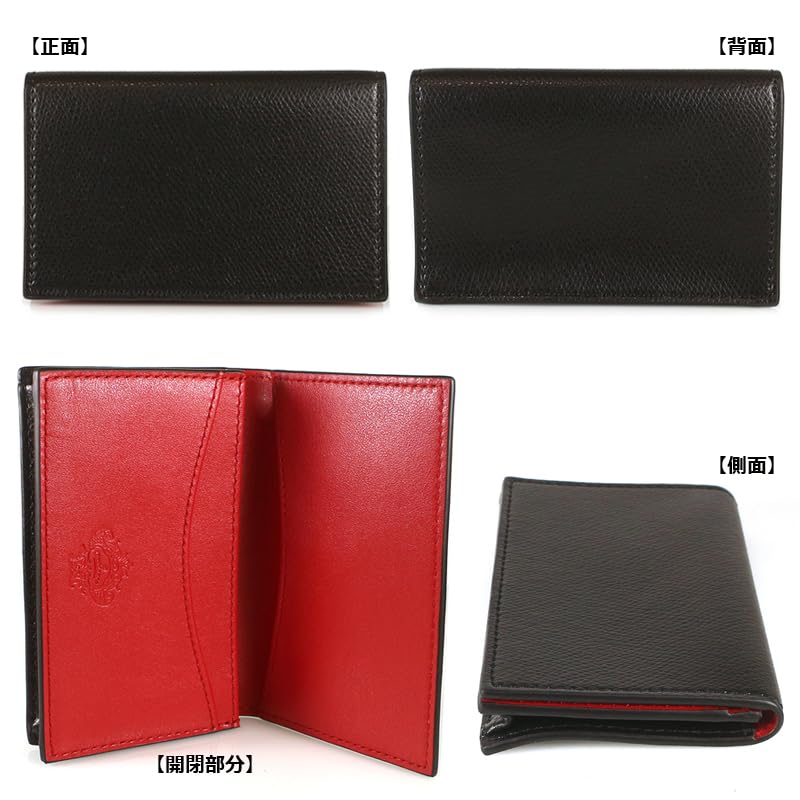Первая модель Визитница Чехол для карт Натуральная кожа Кожа Palm Business in Leather brand Simple Present Gift JAMMY Jammy Black [Orobianco]